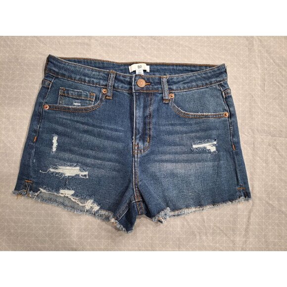 COPY - BP Mid-Rise Distressed Cut-Off Blue Jean Shorts/NWOT, Size 27 - Picture 1 of 6